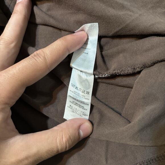 Supreme Shirt Mens Large Brown Pink Arabic Script Logo Short Sleeve FW21 - Picture 9 of 11